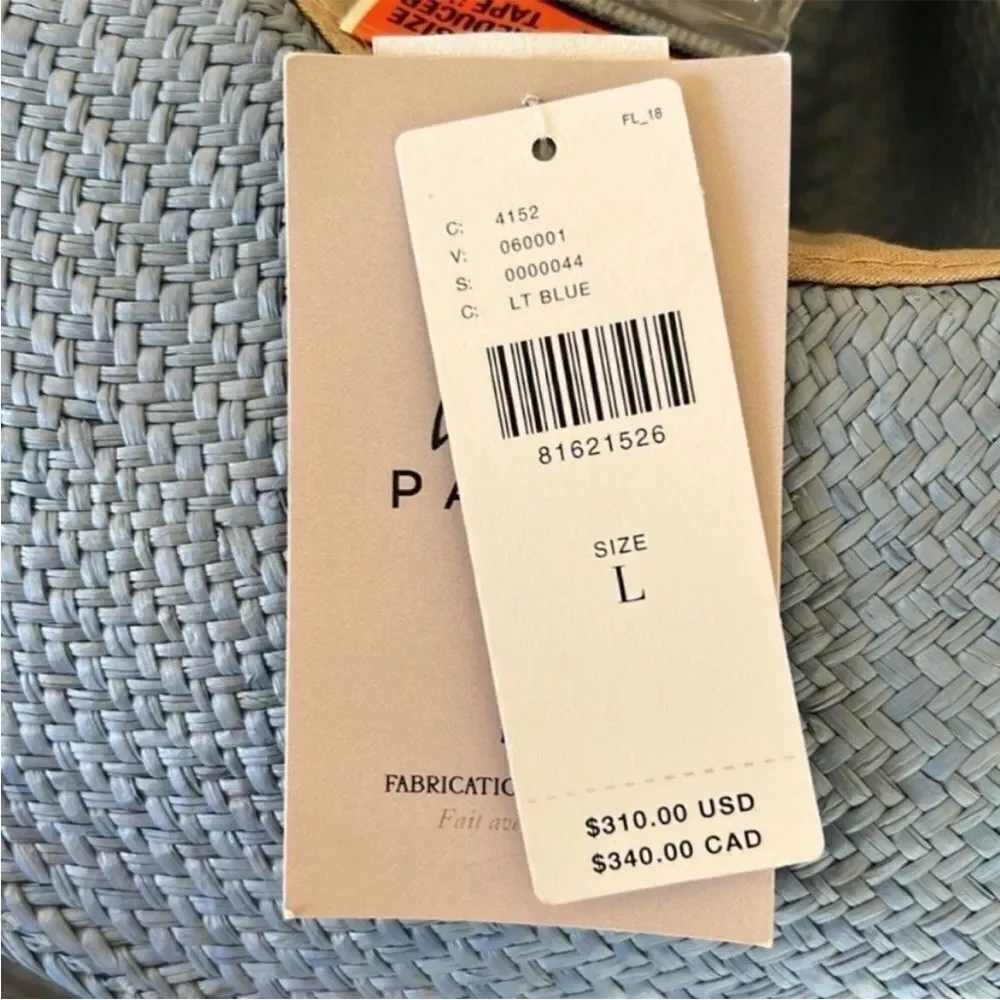 New Anthropologie x Van Palma Luke Rancher Hat L Blue